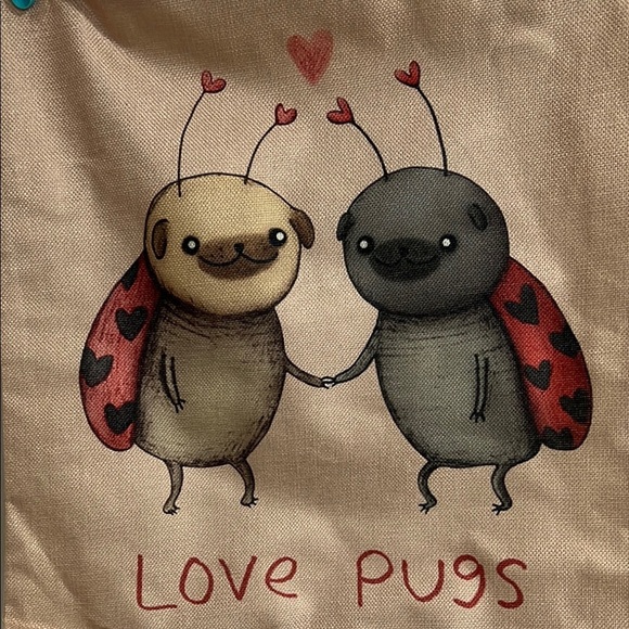 Jacket Pugtato and Love Pugs Pet Cushion Covers - Picture 3 of 9